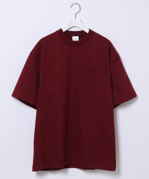 ADAM ET ROPE'(アダム　エ　ロペ)/【CAMBER】302 POCKET T SHIRT/ワイン（66）