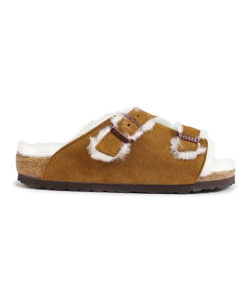 BIRKENSTOCK(ビルケンシュトック)/ビルケンシュトック BIRKENSTOCK チューリッヒ メンズ レディース ZURICH ビルケン サンダル ファー ボア 細幅 普通幅/ライトブラウン