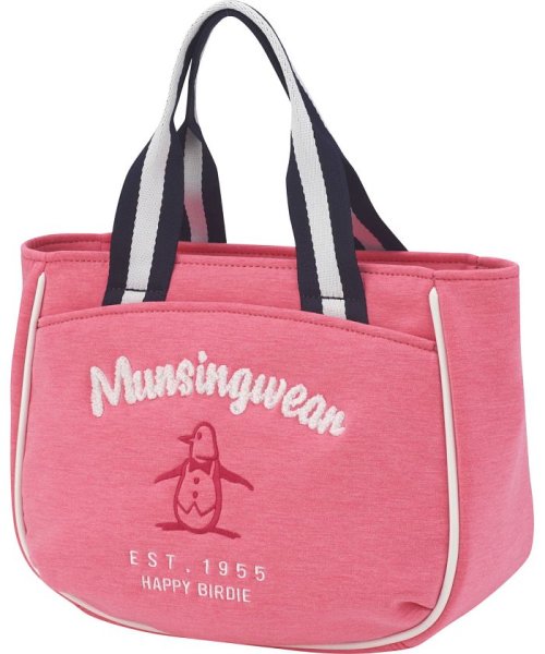 Munsingwear(マンシングウェア)/ボンディングラウンドバッグ【アウトレット】/ピンク系