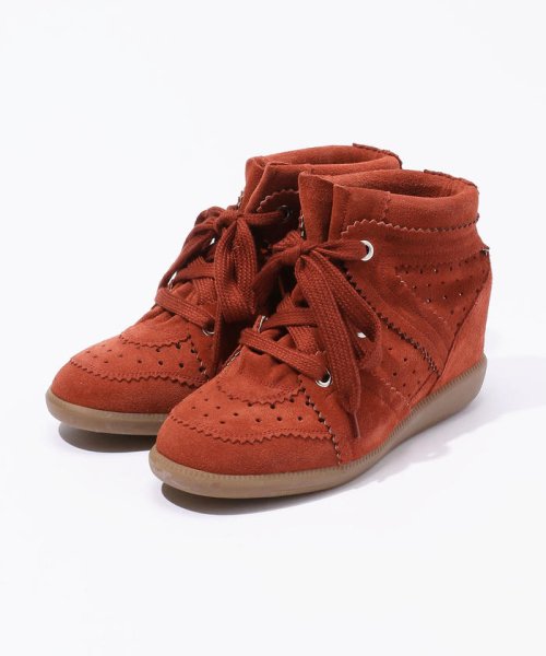 ISABEL MARANT(イザベルマラン)/ISABEL MARANT BOBBY ハイヒールスニーカー/35レッド