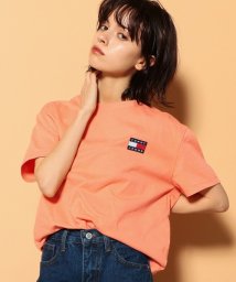 TOMMY JEANS(トミージーンズ)/オーバーサイズTシャツ /オレンジ