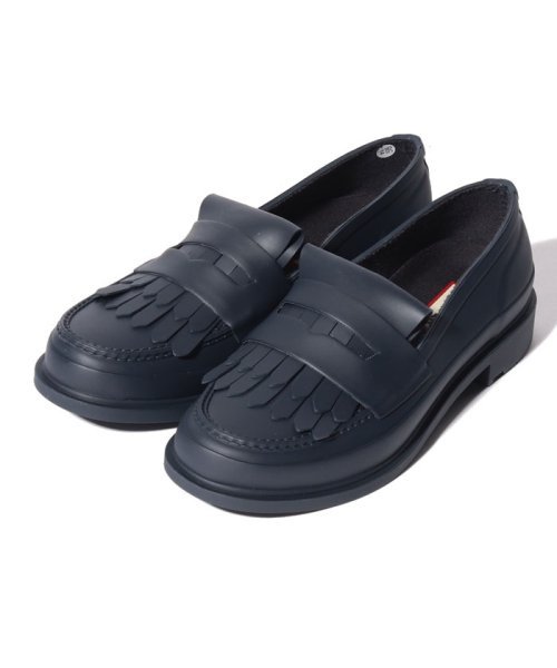 HUNTER(ハンター)/REFINED FRINGE PENNY LOAFER/ネイビー