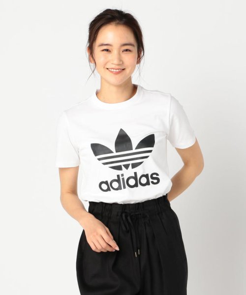 FREDY&GLOSTER(フレディアンドグロスター)/【adidas/アディダス】ロゴTシャツ/オフホワイト