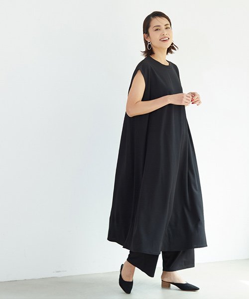 とろみ素材フレアワンピース コカ Coca Magaseek