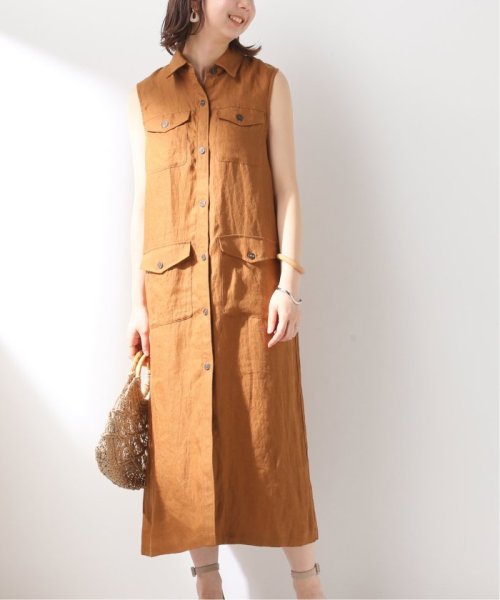 セール Slobe Iena Fi Mノースリーブミリタリーシャツワンピース スローブ イエナ Slobe Iena Magaseek