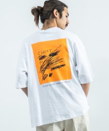 Rocky Monroe(ロッキーモンロー)/MARK GONZALES マークゴンザレス Tシャツ 半袖 メンズ レディース ビッグシルエット ルーズ ボックス 綿 コットン カジュアル ストリート プリ/ホワイト系2