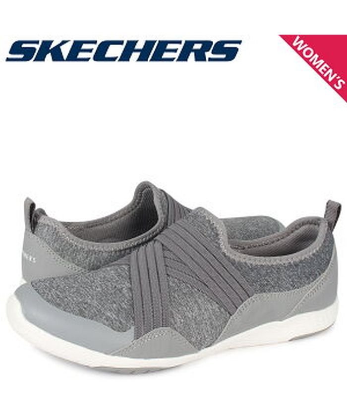 スケッチャーズ Skechers ロロー スニーカー スリッポン レディース Lolow Too Quickly グレー Gry スケッチャーズ Skechers Magaseek