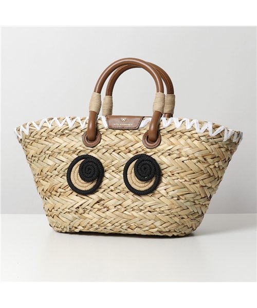 ANYA HINDMARCH(アニヤハインドマーチ)/【ANYA HINDMARCH(アニヤハインドマーチ)】145084 SMALL BASKET ROPE EYES カゴバッグ かご バスケット ハンドバッグ /NATURAL