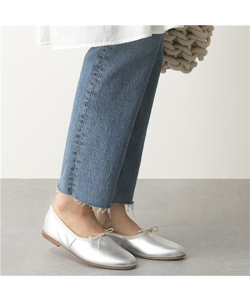 Corso Roma コルソローマ バレエシューズ シルバー 39 最終値下げ Corso Roma コルソローマバレエシューズシルバー