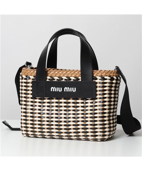 セール 24 Off Miumiu ミュウミュウ 5ba077 2bu1 F0z40 レザー ハンドバッグ ショルダーバッグ 鞄 レディース ミュウミュウ Miumiu Magaseek