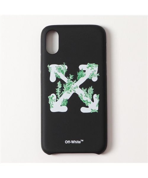 OFF-WHITE(オフホワイト)/【OFF－WHITE(オフホワイト)】VIRGIL ABLOH OWPA009R20F14039 CORALS PRINT iPhoneX/XS専用ケース スマ/ブラック