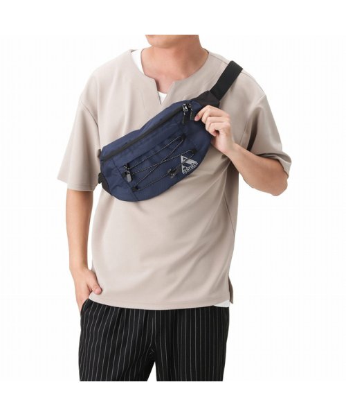 MAC HOUSE(men)(マックハウス（メンズ）)/Penfield ペンフィールド ハニカムリップウエストバッグ 20249465/ネイビー