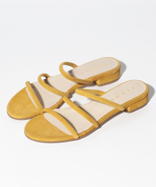 SHIPS WOMEN OUTLET(シップス　ウィメン　アウトレット)/REMME:3STRAP SANDAL/イエロー