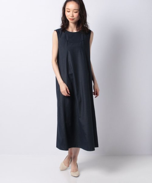 セール 洗える ハイゲージタフタジャージ ロングワンピース ピエール カルダン Pierre Cardin Magaseek