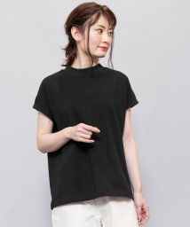 mili an deni(ミリアンデニ)/レディース トップス 厚手 プイハイネック Tシャツ カットソー/ブラック