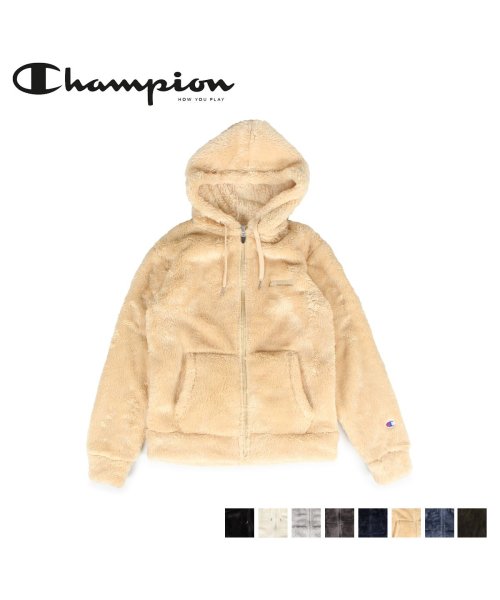 チャンピオン Champion パーカー ジャケット フリースジャケット ジップアップ アウター メンズ 無地 Zip Hooded Jacket ブラック オ チャンピオン Champion Magaseek