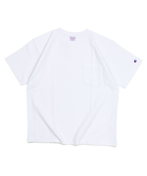 CHAMPION(チャンピオン)/チャンピオン Champion Tシャツ 半袖 リバースウィーブ メンズ レディース REVERSE WEAVE POCKET T－SHIRT ブラック ホワイ/ホワイト