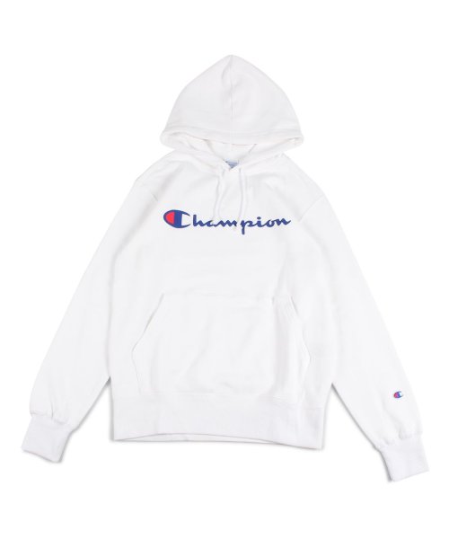 CHAMPION(チャンピオン)/チャンピオン Champion パーカー スウェット プルオーバー メンズ レディース ロゴ PULLOVER HOODED SWEATSHIRT ブラック ホ/ホワイト