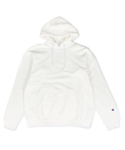 CHAMPION(チャンピオン)/チャンピオン Champion パーカー スウェット プルオーバー メンズ レディース PULLOVER HOODED SWEATSHIRT ブラック ホワイト/ホワイト