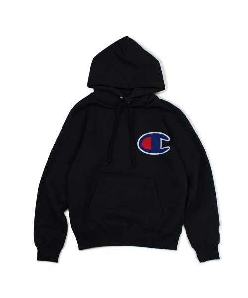 CHAMPION(チャンピオン)/チャンピオン Champion パーカー スウェット プルオーバー メンズ レディース PULLOVER HOODED SWEAT SHIRT/ブラック