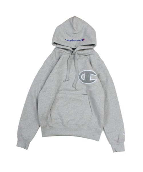 CHAMPION(チャンピオン)/チャンピオン Champion パーカー スウェット プルオーバー メンズ PULLOVER HOODED SWEAT SHIRT/グレー