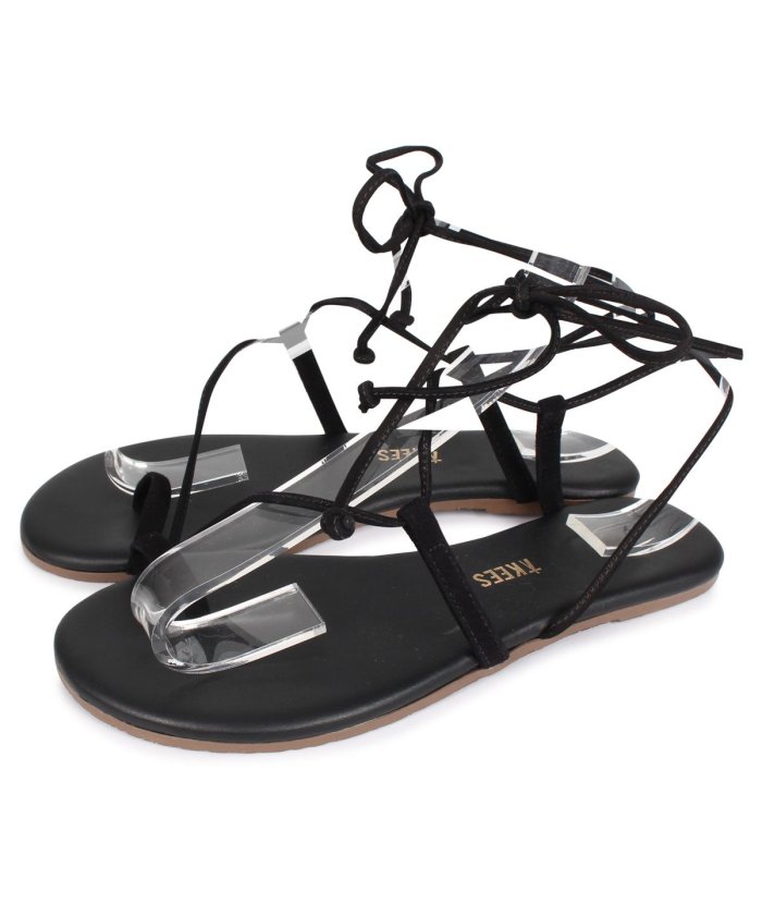 ティキーズ Tkees サンダル 編み上げ ジョースエード レディース Jo Suede ブラック ブラウン ピンク 黒 ティキーズ Tkees Magaseek