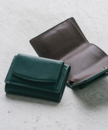 MURA(ムラ)/MURA ムラ イタリアンレザー スキミング防止機能付き 三つ折り財布/グリーン
