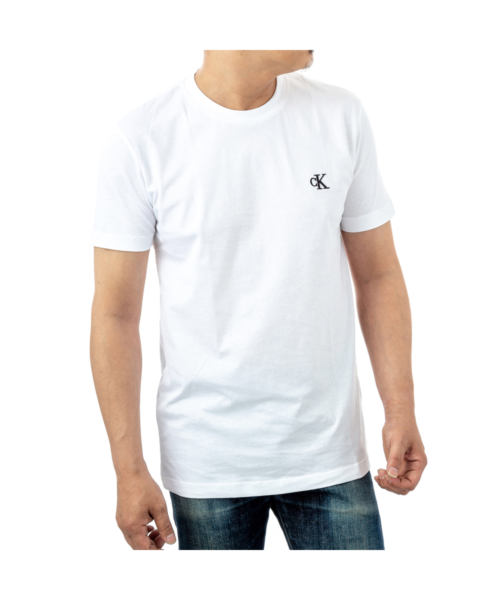 カルバンクライン 半袖 CK ロゴ Tシャツ J30J314544 メンズ ブラ