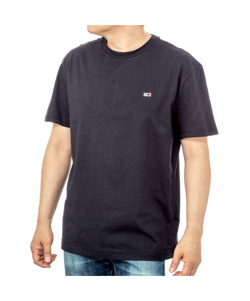 TOMMY HILFIGER(トミーヒルフィガー)/【メンズ】TOMMY HILFIGER　DM0DM06061　T－shirt/ブラック