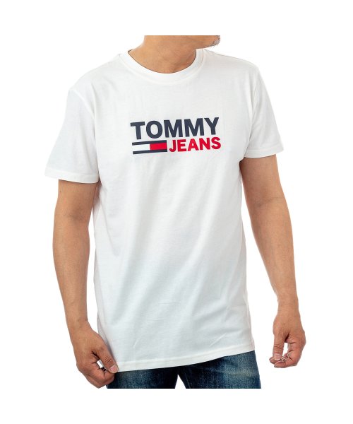 TOMMY HILFIGER(トミーヒルフィガー)/TOMMY HILFIGER　DM0DM07843　T－shirt/ホワイト