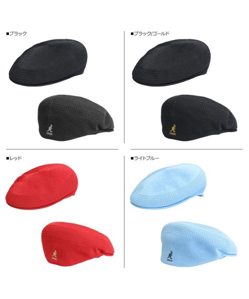 KANGOL(KANGOL)/カンゴール KANGOL ハンチング 帽子 メンズ レディース TROPIC 504 VENTAIR ブラック レッド ライト ブルー パープル 黒 19516/レッド