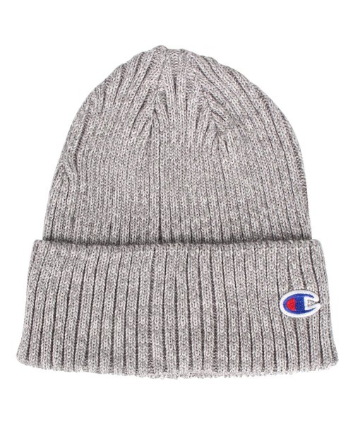 CHAMPION(チャンピオン)/チャンピオン Champion ニット帽 ニットキャップ ビーニー メンズ レディース 無地 KNIT CAP ブラック アイボリー グレー ネイビー レッド /グレー