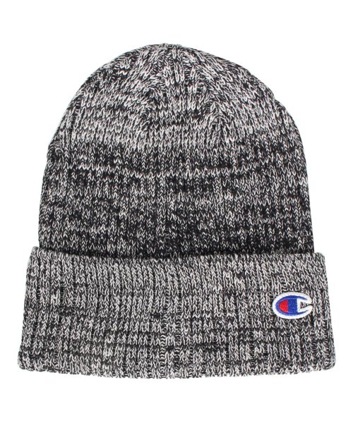 CHAMPION(チャンピオン)/チャンピオン Champion ニット帽 ニットキャップ ビーニー メンズ レディース 無地 KNIT CAP ブラック アイボリー グレー ネイビー レッド /ブラック系1