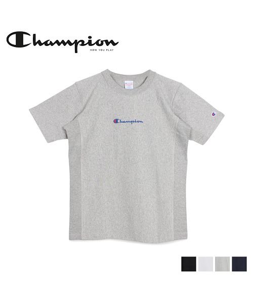 CHAMPION(チャンピオン)/チャンピオン Champion Tシャツ 半袖 リバースウィーブ メンズ レディース REVERSE WEAVE T－SHIRT ブラック ホワイト グレー ネ/グレー