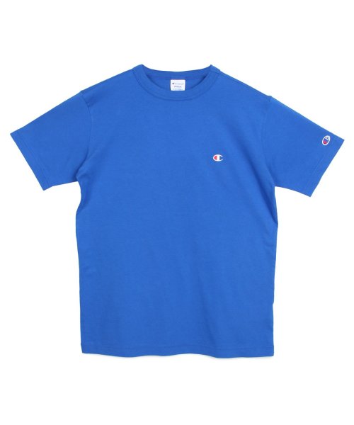 CHAMPION(チャンピオン)/チャンピオン Champion Tシャツ 半袖 メンズ レディース T－SHIRT ブラック ホワイト グレー チャコールグレー ネイビー ブルー 黒 白 C3/ブルー