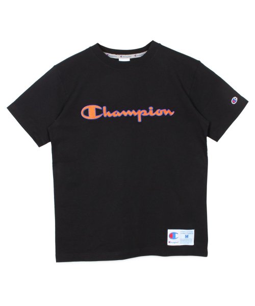 CHAMPION(チャンピオン)/チャンピオン Champion Tシャツ 半袖 メンズ レディース T－SHIRT ブラック ホワイト グレー ブルー 黒 白 C3－Q301'/ブラック