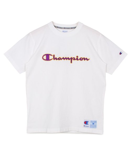 CHAMPION(チャンピオン)/チャンピオン Champion Tシャツ 半袖 メンズ レディース T－SHIRT ブラック ホワイト グレー ブルー 黒 白 C3－Q301'/ホワイト
