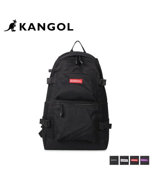 カンゴール Kangol リュック バッグ バックパック メンズ レディース 23l Hello D Bag ブラック ホワイト レッド パープル 黒 白 25 カンゴール Kangol Magaseek
