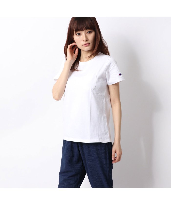 チャンピオン Champion レディース 半袖tシャツ Pocket T Shirt Cw M321 チャンピオン Champion Magaseek