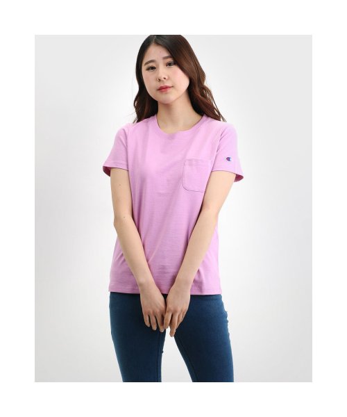 チャンピオン Champion レディース 半袖tシャツ Pocket T Shirt Cw M321 チャンピオン Champion Magaseek