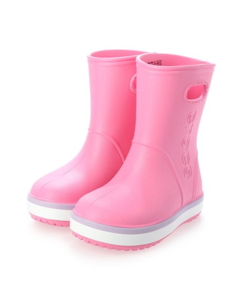 クロックス Crocs クロックバンド レインブーツ レインシューズ ピンクレモネード ラベンダー クロックス Crocs Magaseek