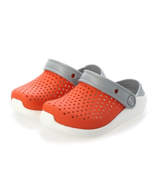クロックス Crocs Literide Clog ライトライド クロッグ サンダル タンジェリン ホワイト クロックス Crocs Magaseek