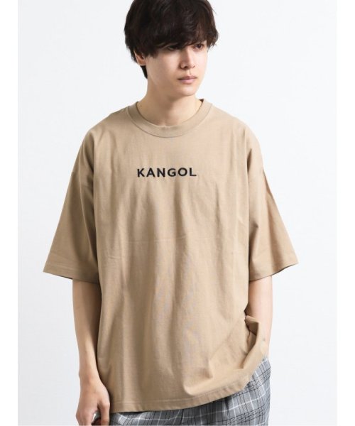 semanticdesign(セマンティックデザイン)/カンゴール/KANGOL クルーネック半袖ＢＩＧＴシャツ/ベージュ