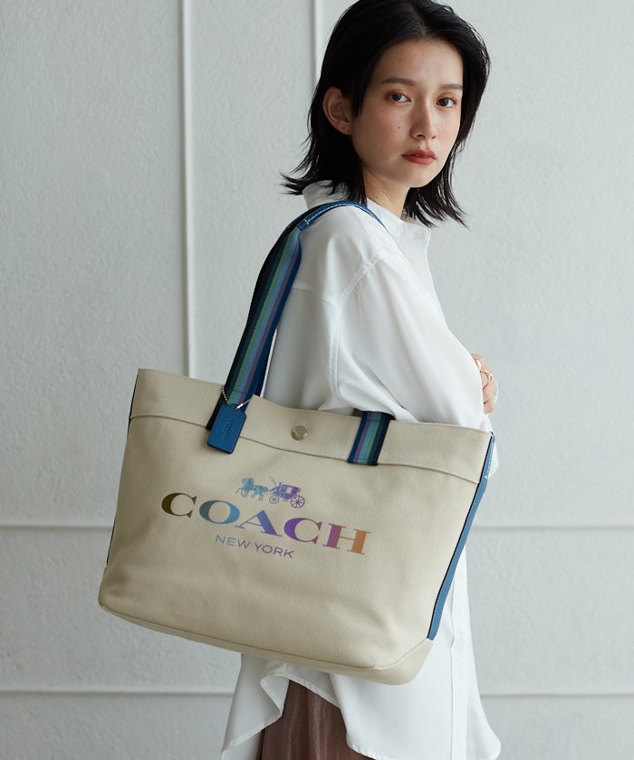 コーチ Coach キャンバス トート バッグ 通販 人気ランキング 価格 Com