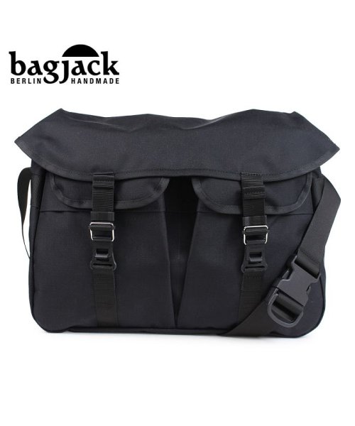 Bagjack(バッグジャック)/bagjack バッグジャック メッセンジャーバッグ ショルダーバッグ メンズ レディース HNTR BAG ブラック/ブラック