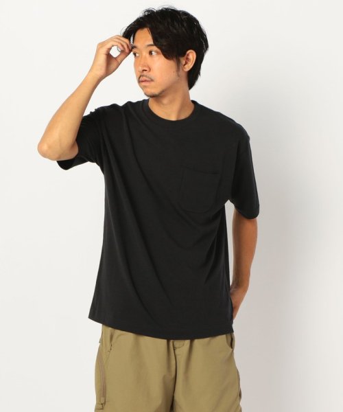 NOLLEY’S goodman(ノーリーズグッドマン)/【BATONER/バトナー】TWIST HIGH GAUGE TERRY POCKET T－SHIRT #BN－20SM－040/チャコールグレー