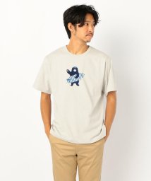GLOSTER(GLOSTER)/サマープリント Tシャツ [GLOSTER LOAD]/ブラック・グレー系2