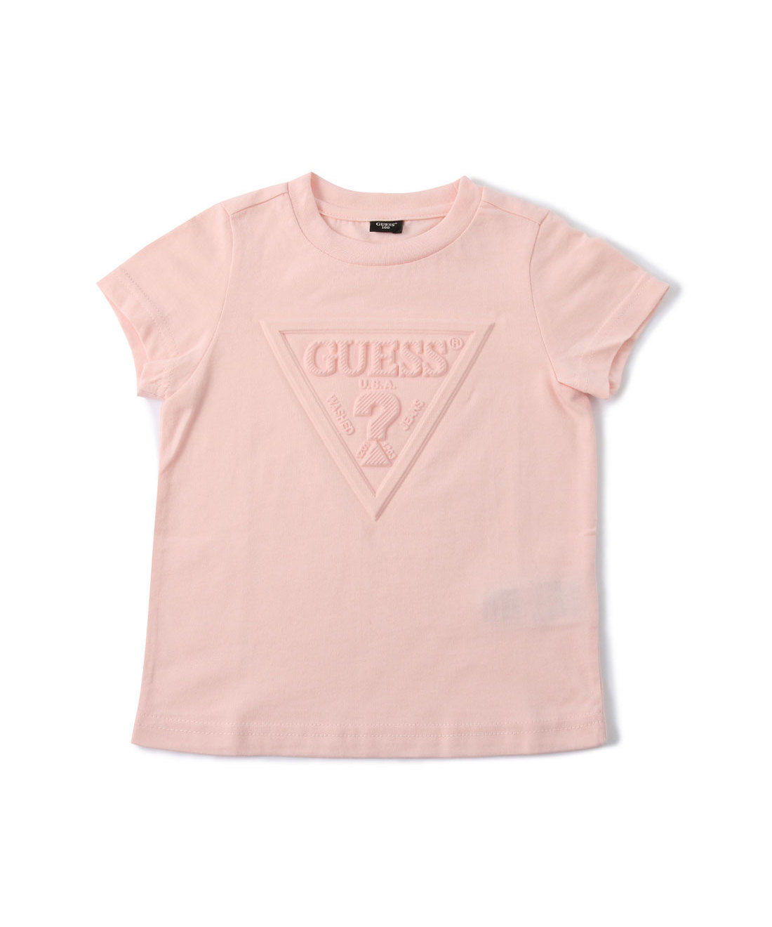 guess triangle logo t shirt