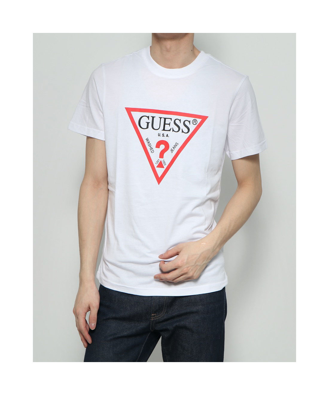 guess triangle tee