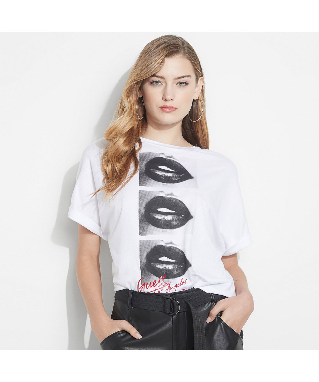 guess oversized tee